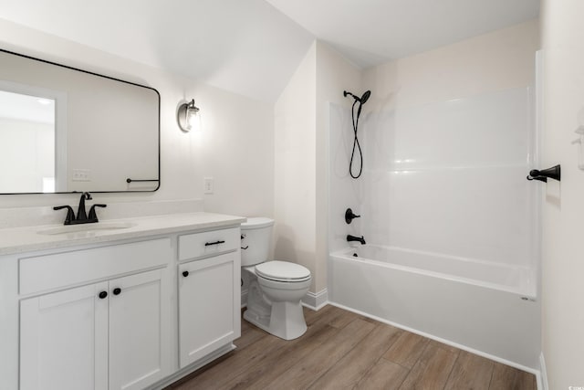 1712 26th Ave N, North Myrtle Beach, SC 29582 - bathroom featuring wood finished floors, vanity, and bathtub / shower combination