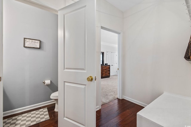 617 Carolina Farms Blvd, Myrtle Beach, SC 29579 - bathroom featuring wood finished floors and crown molding
