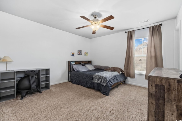 617 Carolina Farms Blvd, Myrtle Beach, SC 29579 - carpeted bedroom with baseboards and ceiling fan