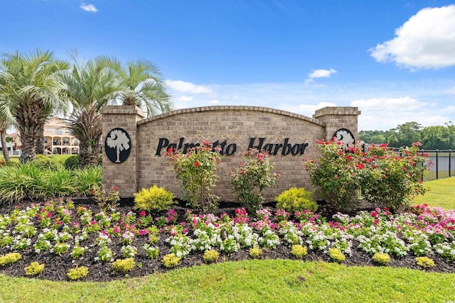206 Palmetto Harbour Dr, North Myrtle Beach, SC 29582 - view of community / neighborhood sign