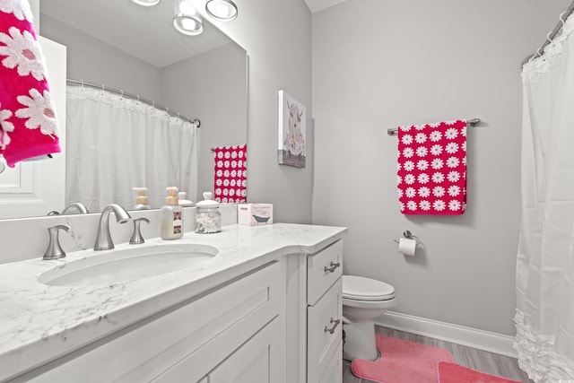 206 Palmetto Harbour Dr, North Myrtle Beach, SC 29582 - bathroom featuring vanity and wood finished floors