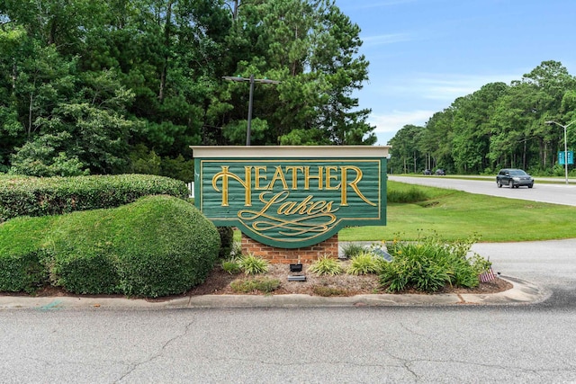 2443 Glen Dr, Little River, SC 29566 - community sign with a lawn