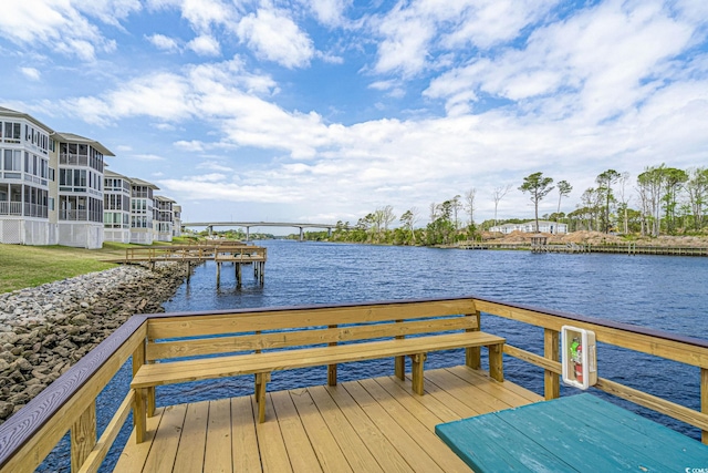 202 Landing Rd Unit 202H, North Myrtle Beach, SC 29582 - dock with a water view