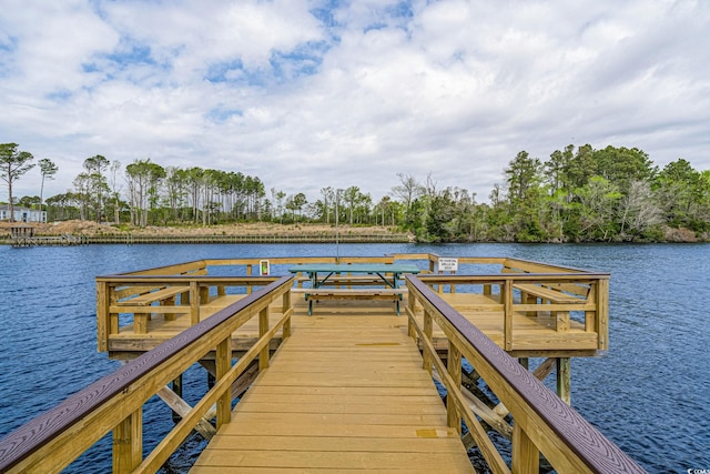 202 Landing Rd Unit 202H, North Myrtle Beach, SC 29582 - dock featuring a water view