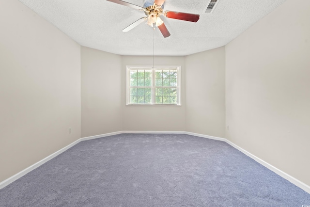 315 N River Pines Rd, Mullins, SC 29574 - carpeted empty room featuring a textured ceiling and a ceiling fan