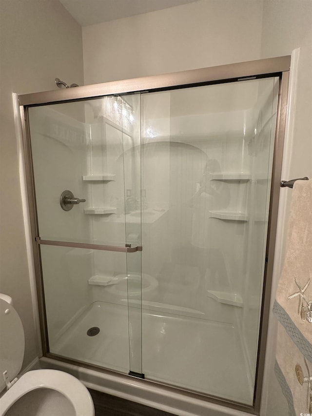 240 Sundew Loop, Little River, SC 29566 - bathroom featuring toilet and a shower stall