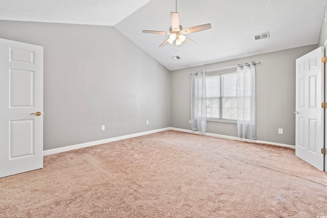 127 Ashworth Dr, Little River, SC 29566 - carpeted spare room with ceiling fan and vaulted ceiling