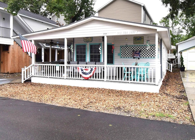 6001-5723 Kings Hwy, Myrtle Beach, SC 29575 - view of front of property featuring covered porch and a garage