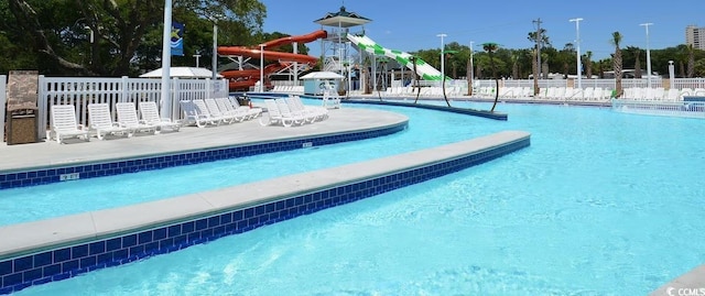 6001-5723 Kings Hwy, Myrtle Beach, SC 29575 - community pool with a patio area