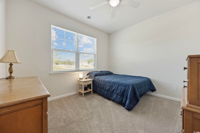 305 Picnic Basket Pl, Longs, SC 29568 - bedroom with light carpet and ceiling fan