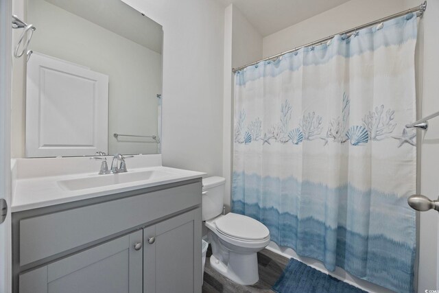 305 Picnic Basket Pl, Longs, SC 29568 - bathroom featuring vanity and curtained shower
