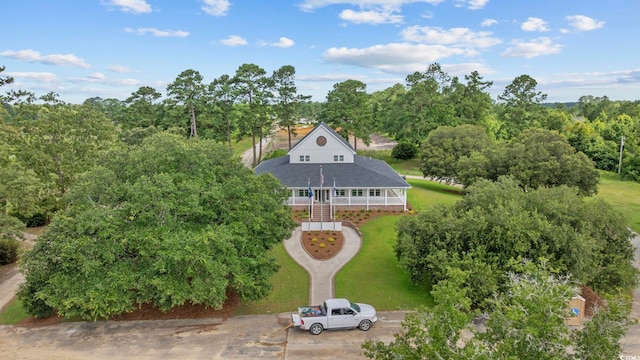 305 Picnic Basket Pl, Longs, SC 29568 - view from above of property featuring a heavily wooded area