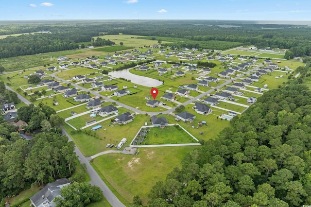 215 Vineyard Lake Cir, Conway, SC 29527 - view of property location featuring a large body of water and nearby suburban area
