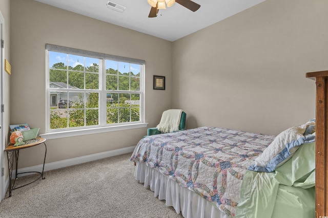 215 Vineyard Lake Cir, Conway, SC 29527 - carpeted bedroom featuring baseboards and ceiling fan