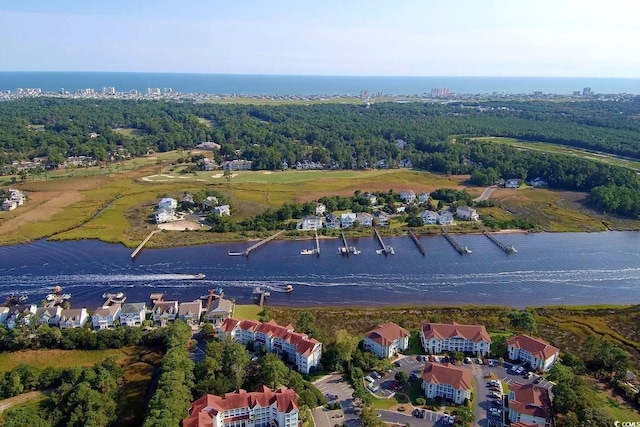 4179 Hibiscus Dr Unit 12-301, Little River, SC 29566 - aerial view of property's location featuring a large body of water