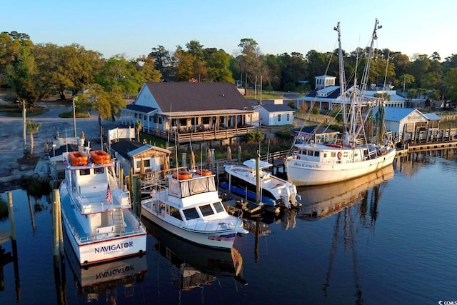 4179 Hibiscus Dr Unit 12-301, Little River, SC 29566 - dock with a water view