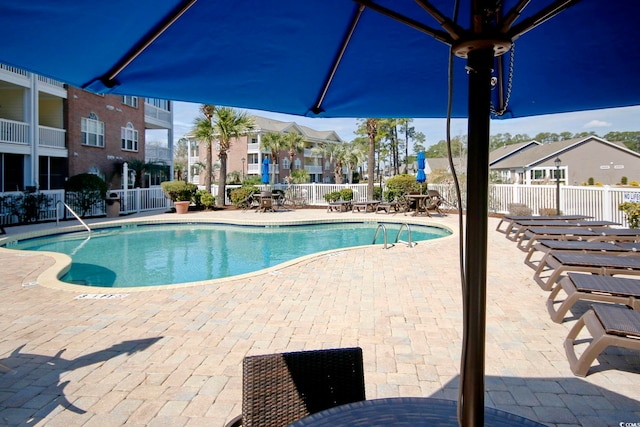 4179 Hibiscus Dr Unit 12-301, Little River, SC 29566 - community pool with a patio area and a residential view