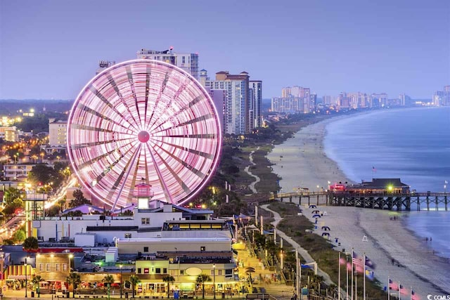 201 Augusta Green Way, Myrtle Beach, SC 29579 - water view with local beach and nearby urban area