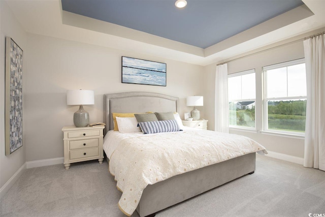 201 Augusta Green Way, Myrtle Beach, SC 29579 - bedroom with a raised ceiling and light colored carpet