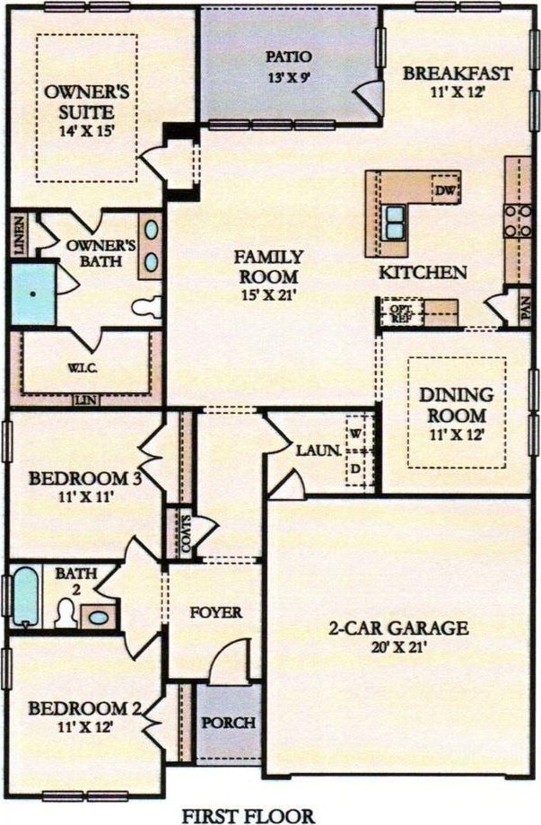 201 Augusta Green Way, Myrtle Beach, SC 29579 - view of floor plan / room layout