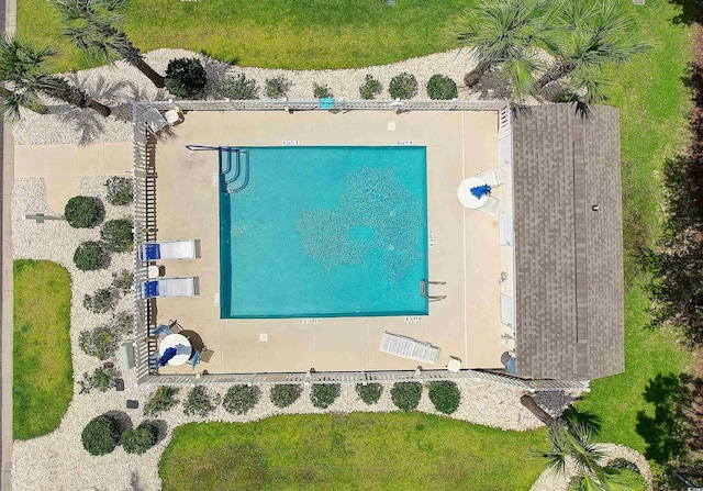 4366 Rivergate Ln Unit 404, Little River, SC 29566 - bird's eye view of a pool area
