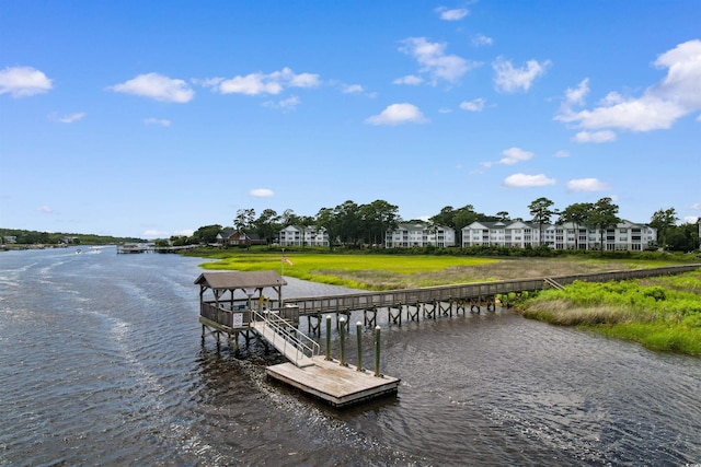 4366 Rivergate Ln Unit 404, Little River, SC 29566 - dock featuring a water view