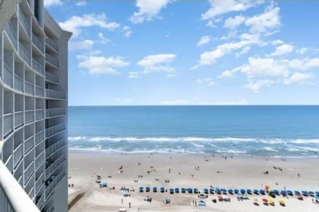 158 Sea Watch Dr Unit 707, Myrtle Beach, SC 29572 - water view featuring nearby beach