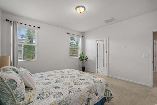 4737 Seclusion Ln, Myrtle Beach, SC 29577 - bedroom with light colored carpet and ensuite bath