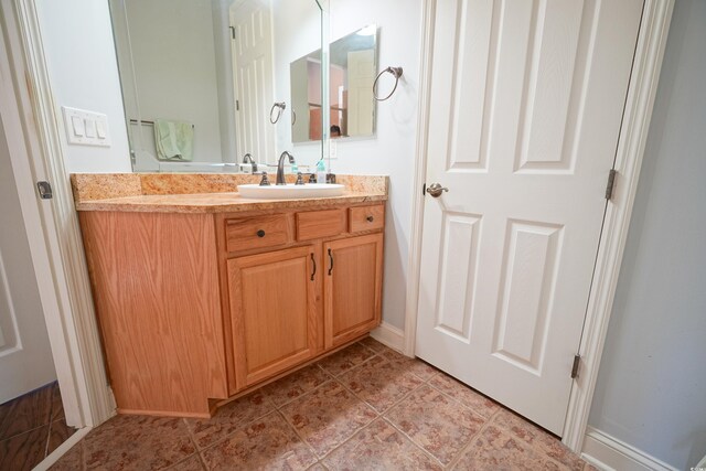 530 Inverarry St, Murrells Inlet, SC 29576 - bathroom with vanity and tile patterned flooring