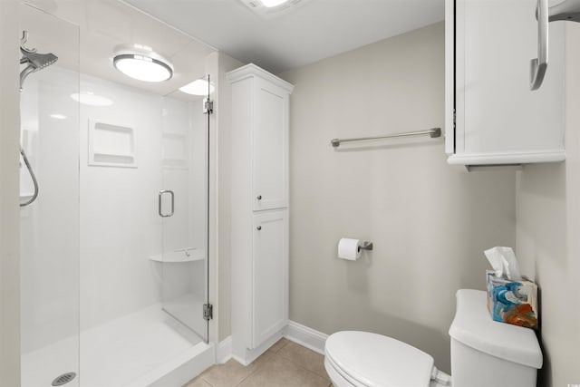 1819 N Ocean Blvd Unit 1518, North Myrtle Beach, SC 29582 - bathroom featuring a stall shower and tile patterned floors
