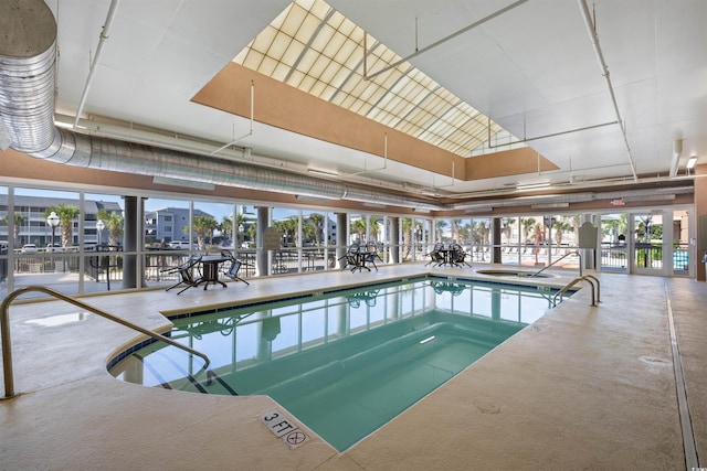1819 N Ocean Blvd Unit 1518, North Myrtle Beach, SC 29582 - indoor pool with a hot tub