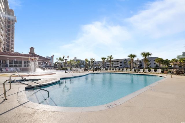 1819 N Ocean Blvd Unit 1518, North Myrtle Beach, SC 29582 - community pool with a patio
