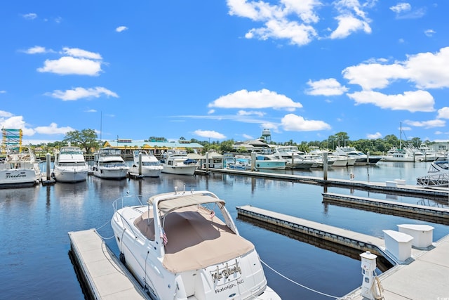 5116 Double Eagle Way Unit 49, North Myrtle Beach, SC 29582 - dock area featuring view of marina and a water view