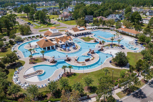 2201 Yellow Morel Way, Myrtle Beach, SC 29579 - drone / aerial view of a pool area