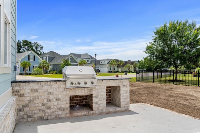 2201 Yellow Morel Way, Myrtle Beach, SC 29579 - view of patio with a residential view and area for grilling