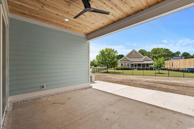 2201 Yellow Morel Way, Myrtle Beach, SC 29579 - view of patio featuring a ceiling fan