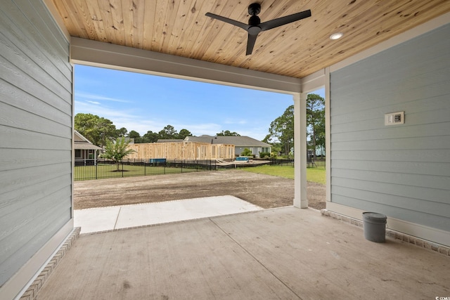 2201 Yellow Morel Way, Myrtle Beach, SC 29579 - view of patio / terrace featuring ceiling fan