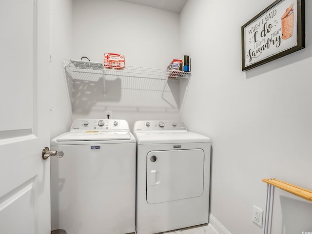 5205 Double Eagle Way Unit 24, North Myrtle Beach, SC 29582 - laundry area featuring washer and dryer and baseboards
