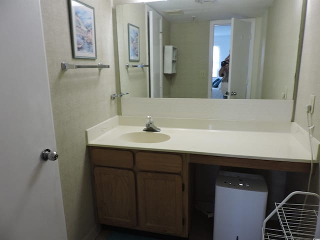 2500 N Ocean Blvd Unit 709, North Myrtle Beach, SC 29582 - bathroom with vanity