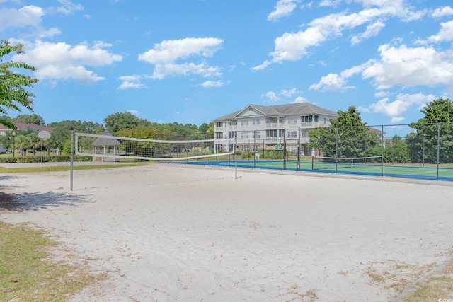 5801 Oyster Catcher Dr Unit 324, North Myrtle Beach, SC 29582 - view of property's community featuring volleyball court and a tennis court