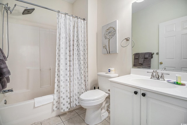 5801 Oyster Catcher Dr Unit 324, North Myrtle Beach, SC 29582 - full bathroom with vanity, tile patterned flooring, and shower / bath combo