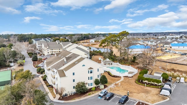 1100 Possum Trot Rd Unit E238, North Myrtle Beach, SC 29582 - aerial view of residential area with a pool