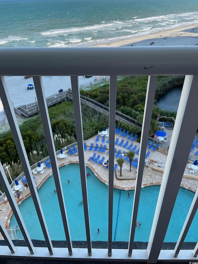 158 Seawatch Dr Unit 910, Myrtle Beach, SC 29572 - view of swimming pool with view of water and beach