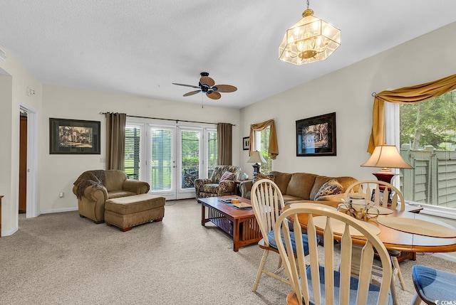 1221 Tidewater Dr Unit 911, North Myrtle Beach, SC 29582 - living area with ceiling fan
