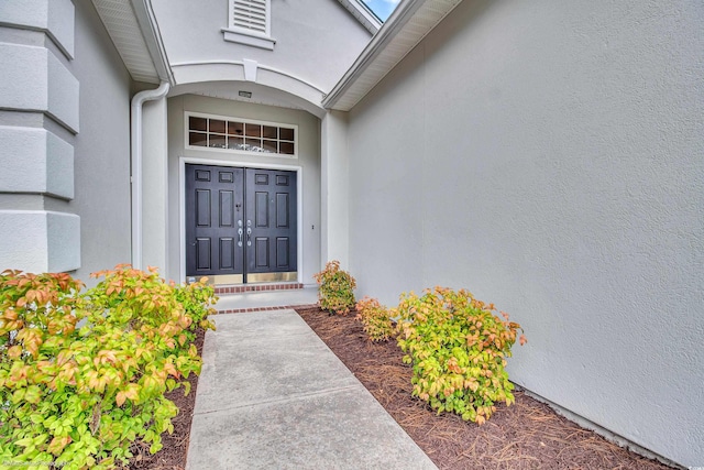 2901 Whooping Crane Dr, North Myrtle Beach, SC 29582 - view of exterior entry with stucco siding