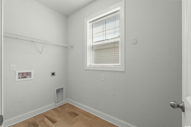 957 Bronwyn Cir N, Myrtle Beach, SC 29582 - washroom with hookup for a washing machine, electric dryer hookup, and light wood-style flooring