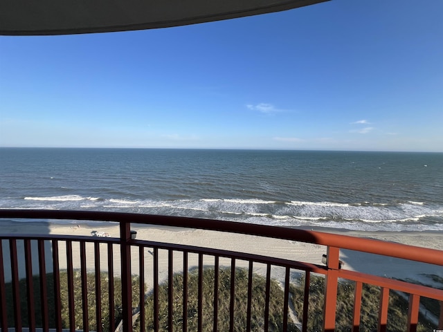 1401 S Ocean Blvd Unit 1307, North Myrtle Beach, SC 29582 - water view with local beach