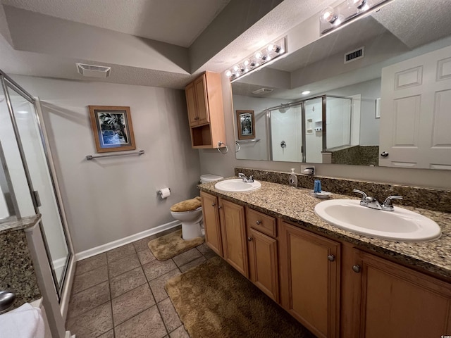 1401 S Ocean Blvd Unit 1307, North Myrtle Beach, SC 29582 - bathroom featuring a stall shower and double vanity