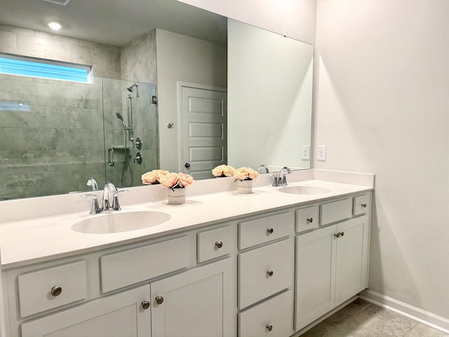 3085 Sistine St, Myrtle Beach, SC 29579 - bathroom with double vanity and a stall shower