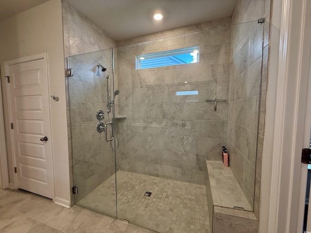 3085 Sistine St, Myrtle Beach, SC 29579 - full bath with a shower stall and tile patterned floors